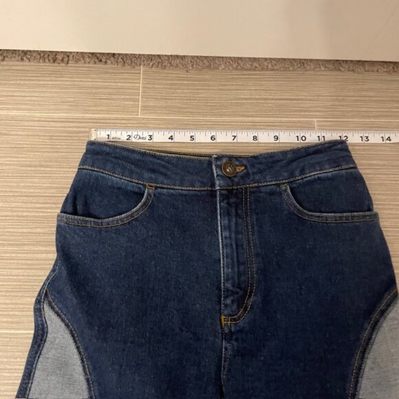 Free People We the Free Flip It and Reverse It Flare Retro Jeans Size 25 - Picture 12 of 16